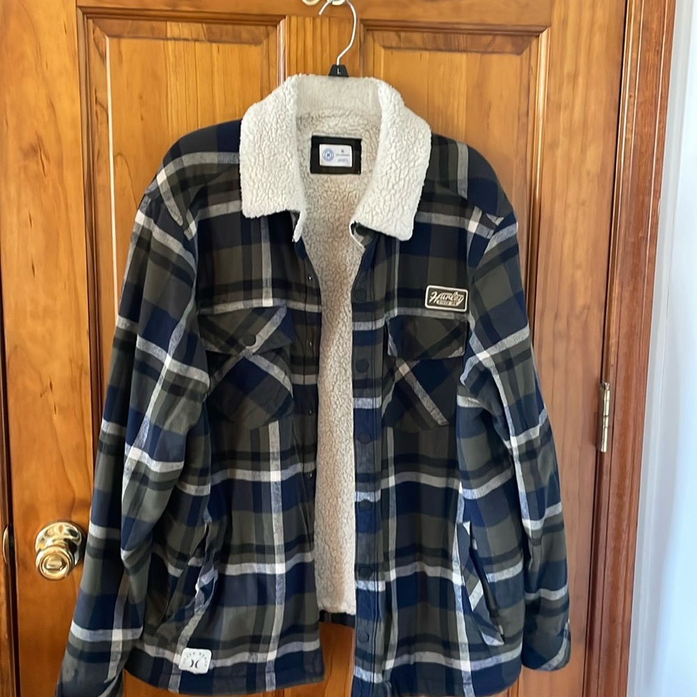 Hurley Fleeced lined Flannel w/ buttons